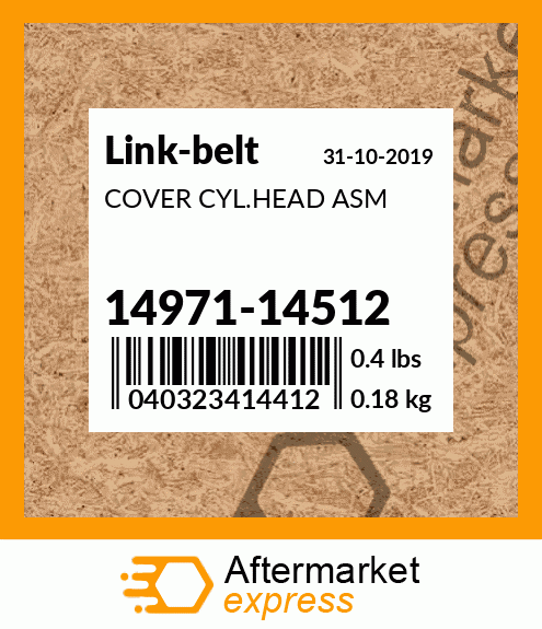 COVER CYL.HEAD ASM 14971-14512