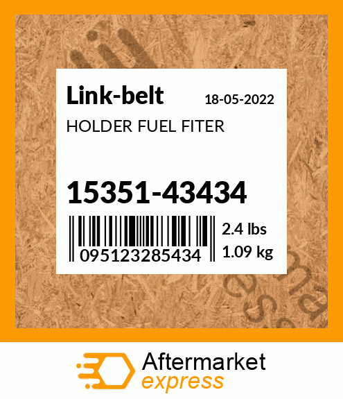 HOLDER FUEL FITER 15351-43434