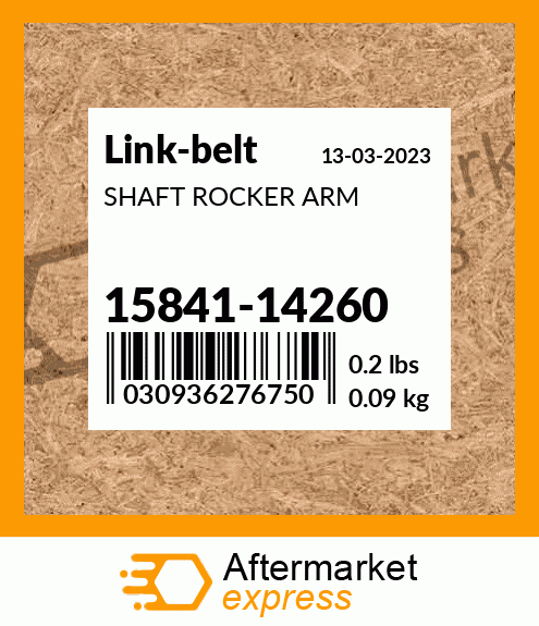 SHAFT ROCKER ARM 15841-14260