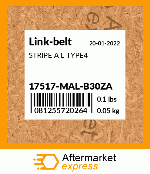 STRIPE A L TYPE4 17517-MAL-B30ZA