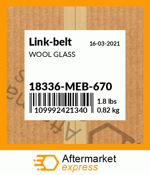 WOOL GLASS 18336-MEB-670