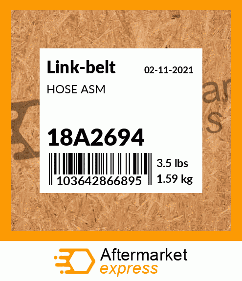HOSE ASM 18A2694