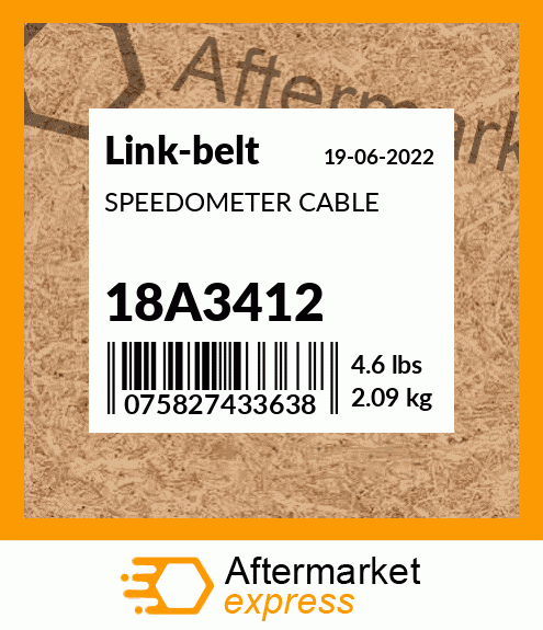 SPEEDOMETER CABLE 18A3412