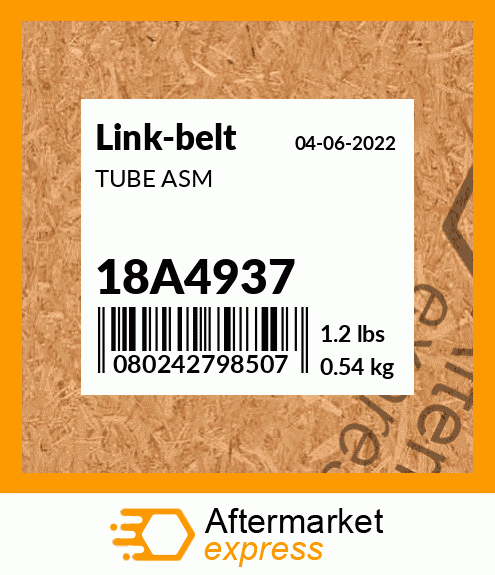 TUBE ASM 18A4937