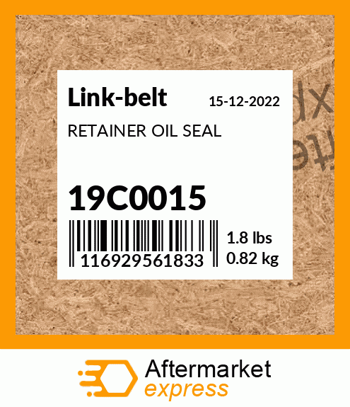 RETAINER OIL SEAL 19C0015