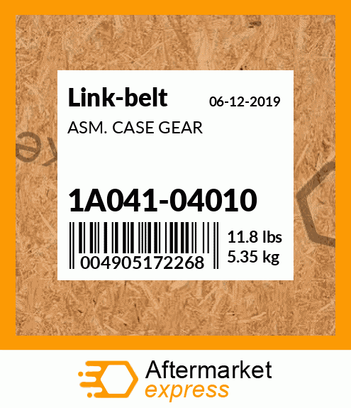 ASM. CASE GEAR 1A041-04010