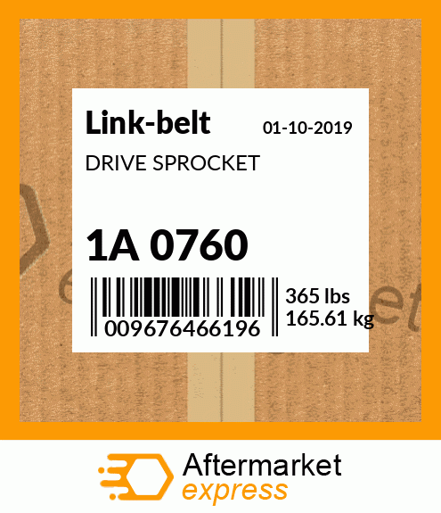 DRIVE SPROCKET 1A 0760