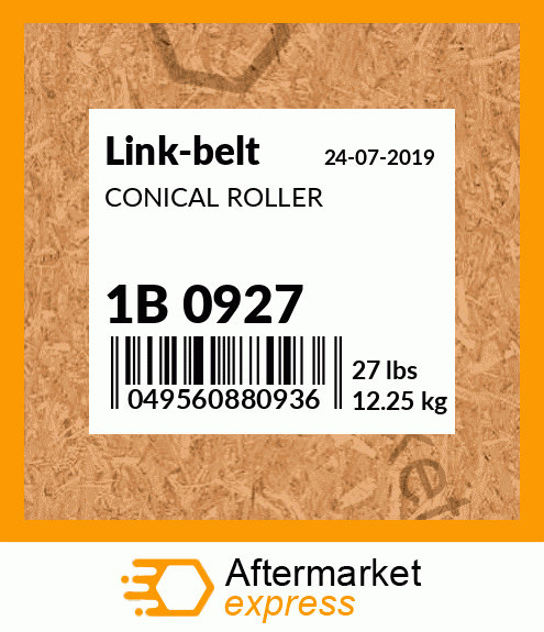 CONICAL ROLLER 1B 0927
