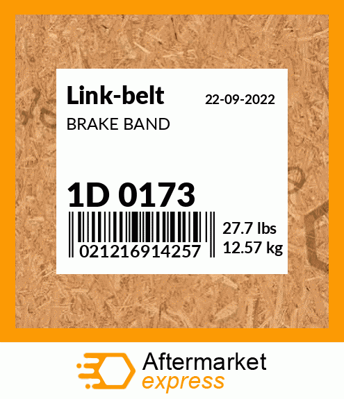 BRAKE BAND 1D 0173