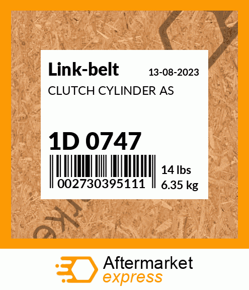 CLUTCH CYLINDER AS 1D 0747