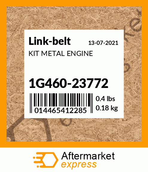 KIT METAL ENGINE 1G460-23772