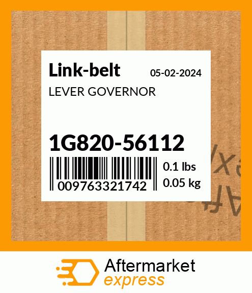 LEVER GOVERNOR 1G820-56112