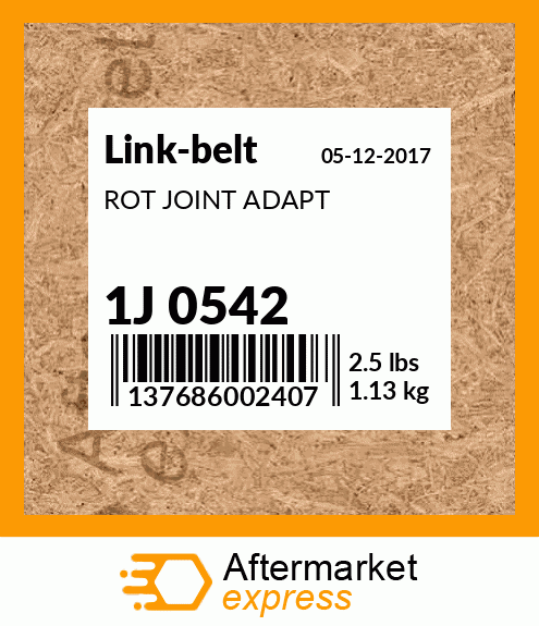 ROT JOINT ADAPT 1J 0542