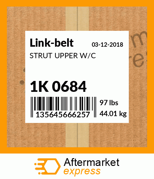 STRUT UPPER W/C 1K 0684