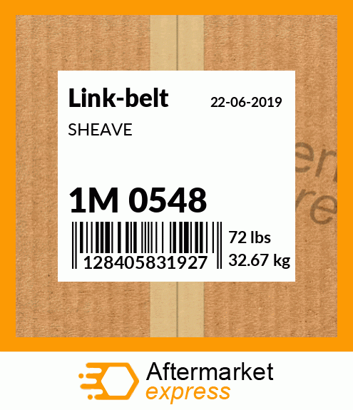 SHEAVE 1M 0548
