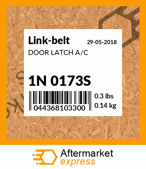 DOOR LATCH A/C 1N 0173S