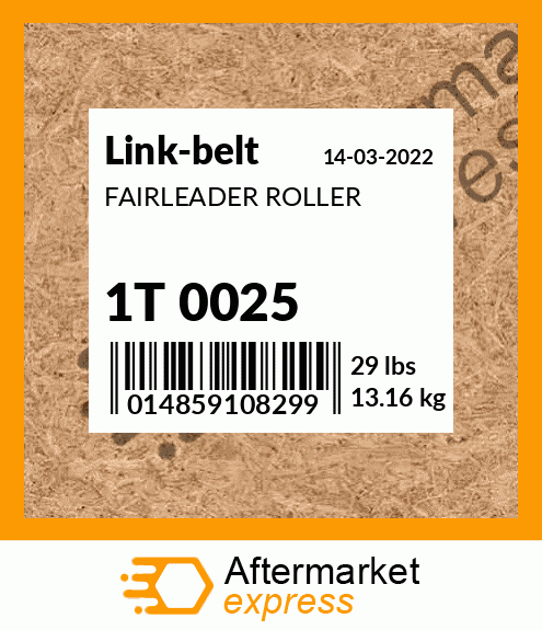 FAIRLEADER ROLLER 1T 0025