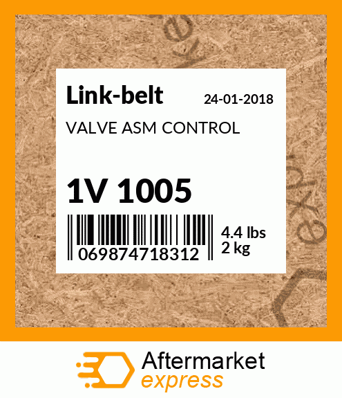 VALVE ASM CONTROL 1V 1005