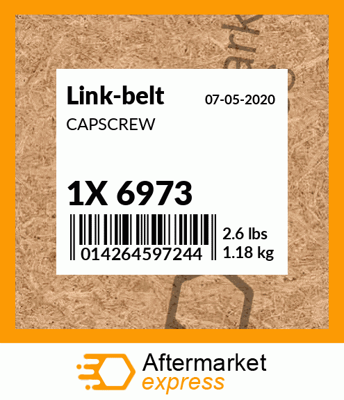 CAPSCREW 1X 6973