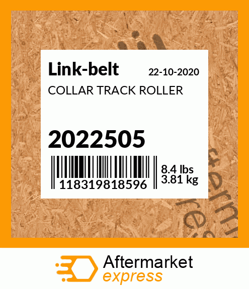 COLLAR TRACK ROLLER 2022505