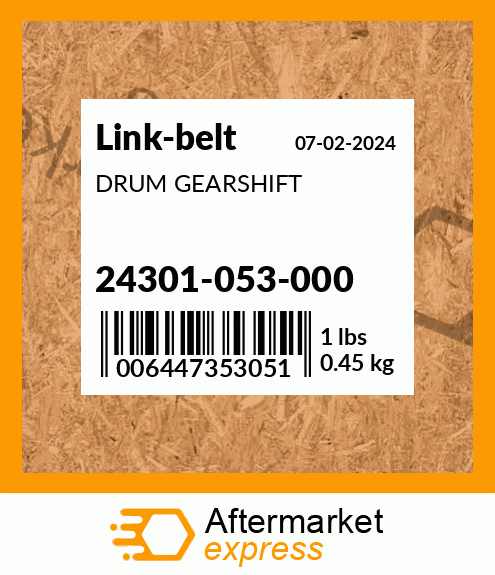 DRUM GEARSHIFT 24301-053-000