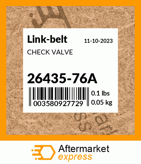 CHECK VALVE 26435-76A