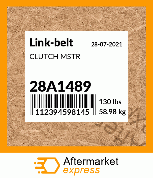 CLUTCH MSTR 28A1489