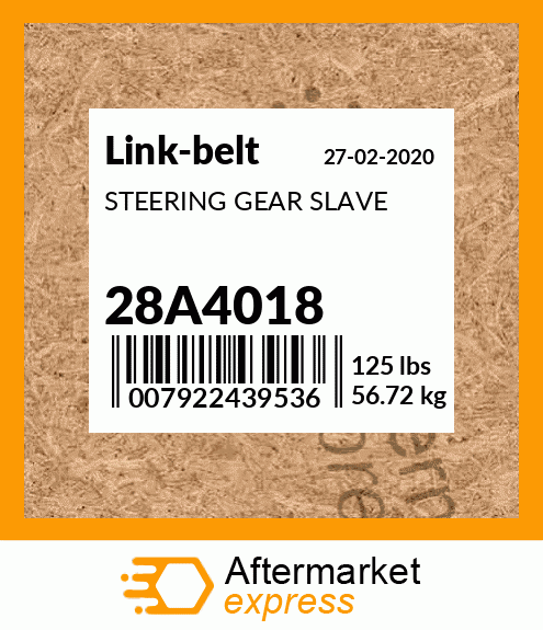STEERING GEAR SLAVE 28A4018
