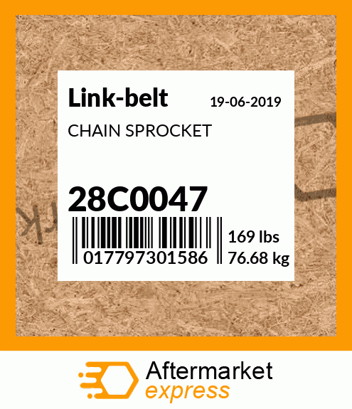 CHAIN SPROCKET 28C0047