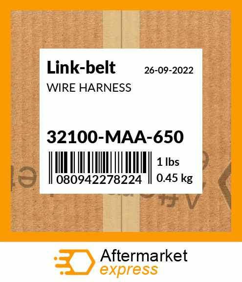 WIRE HARNESS 32100-MAA-650