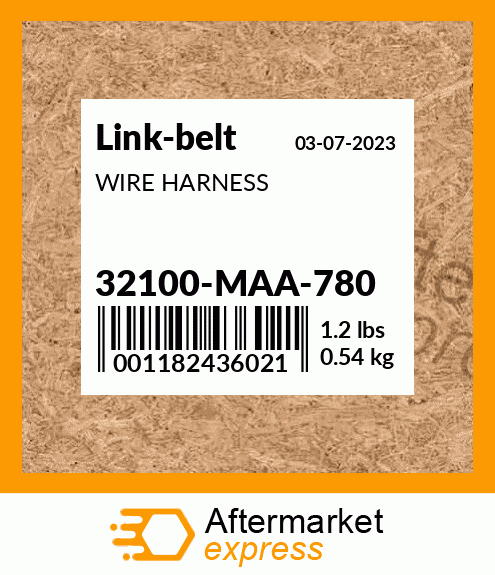 WIRE HARNESS 32100-MAA-780