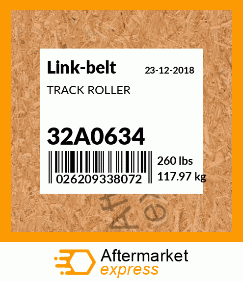 TRACK ROLLER 32A0634