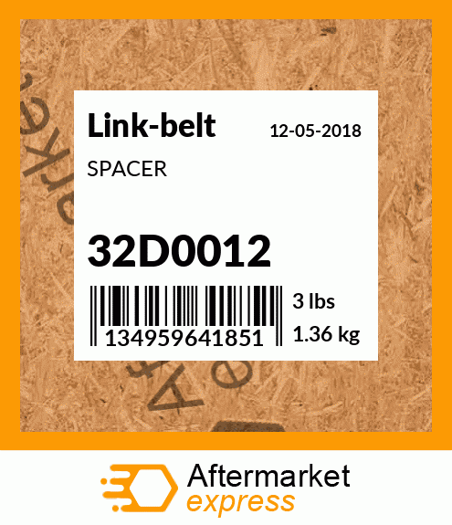SPACER 32D0012