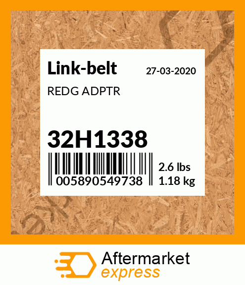 REDG ADPTR 32H1338