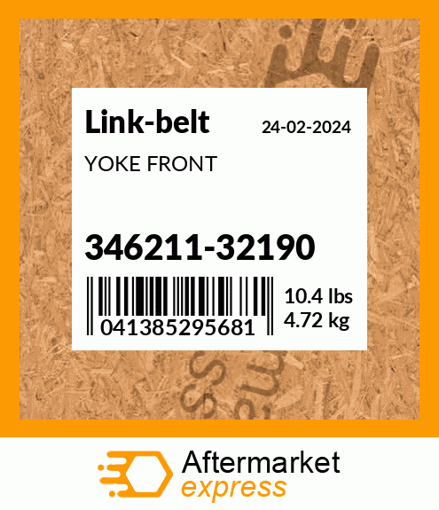 YOKE FRONT 346211-32190
