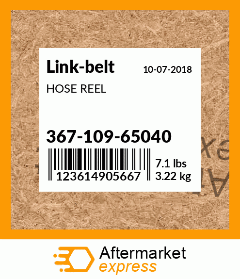 HOSE REEL 367-109-65040