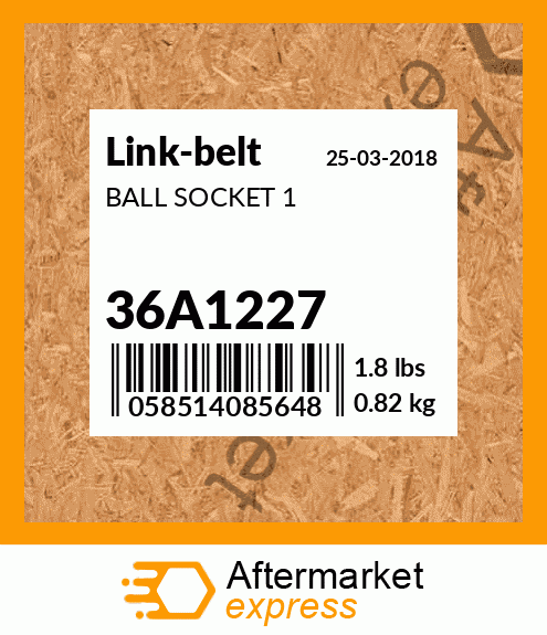 BALL SOCKET 1 36A1227