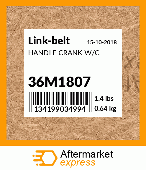 HANDLE CRANK W/C 36M1807