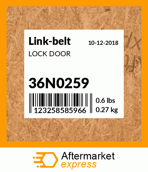 LOCK DOOR 36N0259