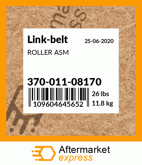 ROLLER ASM 370-011-08170