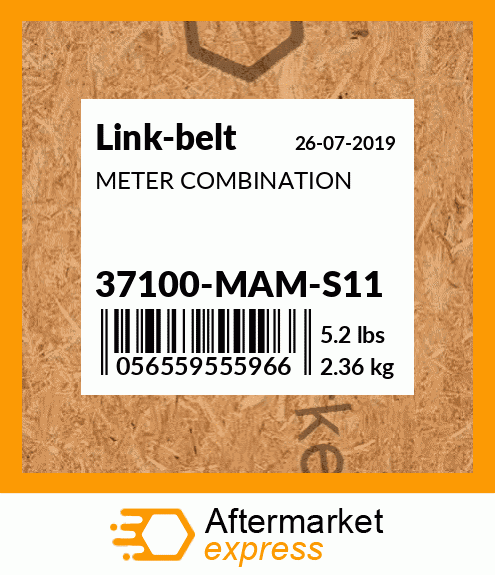 METER COMBINATION 37100-MAM-S11