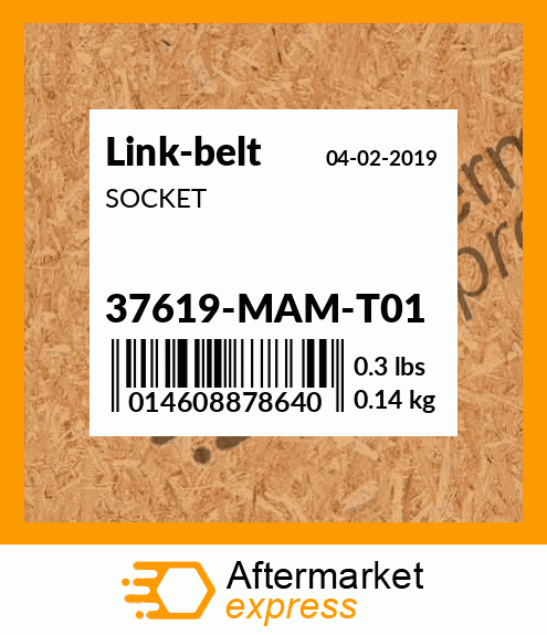 SOCKET 37619-MAM-T01