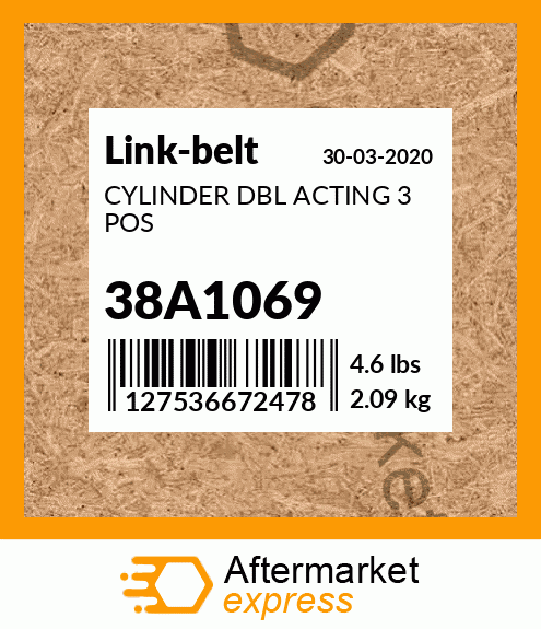 CYLINDER DBL ACTING 3 POS 38A1069
