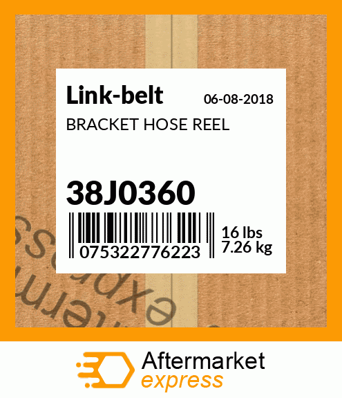 BRACKET HOSE REEL 38J0360