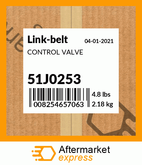 CONTROL VALVE 51J0253