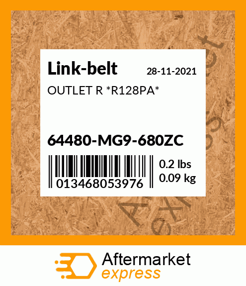 OUTLET R *R128PA* 64480-MG9-680ZC