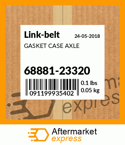 GASKET CASE AXLE 68881-23320