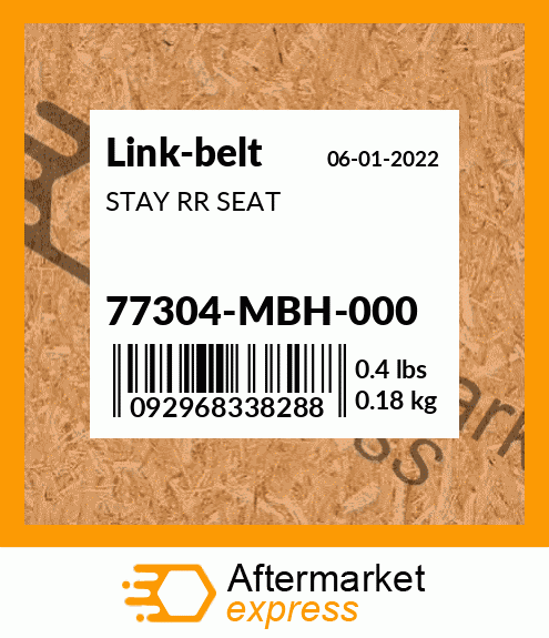 STAY RR SEAT 77304-MBH-000