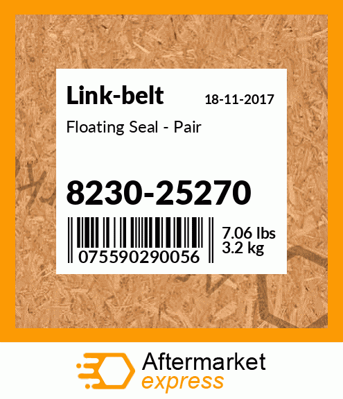 Floating Seal - Pair 8230-25270