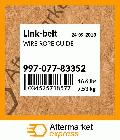 WIRE ROPE GUIDE 997-077-83352